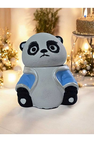 GLOBELUX Scrumieră și bibelorie cu design decorativ de lux Panda și câine (1 buc)
