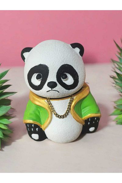 GLOBELUX Decorative Luxury Design Panda and Dog Ash Tray Ashtray and Trinket (1 Piece)