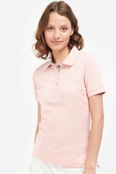 Barbour Portsdown Top Polo Yaka Pı35 Pink