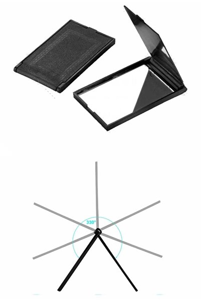 Transformacion مجموعة مرآة صغيرة قابلة للطي مكونة من قطعتين718696