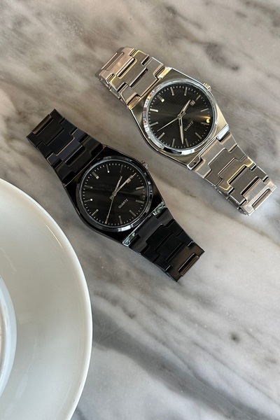 Bluemix Aksesuar Patek Design Steel Men's Wrist Watch