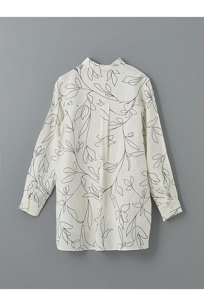 LC Waikiki Judge Collar Patterned Women's Shirt Tunic