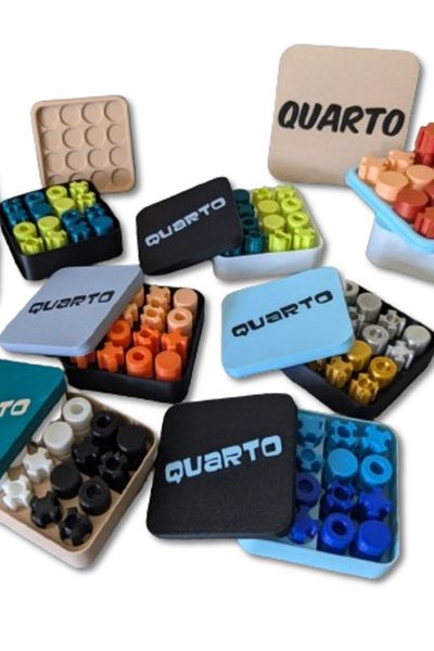 3D Brothers Board Game - Mini Quarto Maze puzzles play and intelligence Games