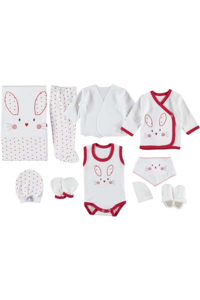 mdrandy 10 Lu Eared Rabbit Luxury Set Zibin Set Hospital Outlet 100% Cotton
