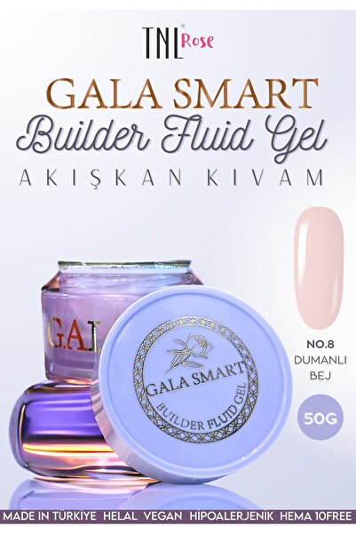gala smart TNL ROSE Gala Smart Protez Tırnak Jeli Builder Jel Gel Akışkan Kıv...