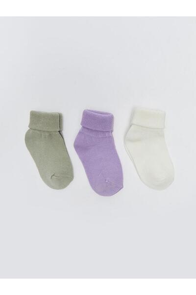 LC Waikiki Basic Baby Girl Socks 3-Piece (W2)