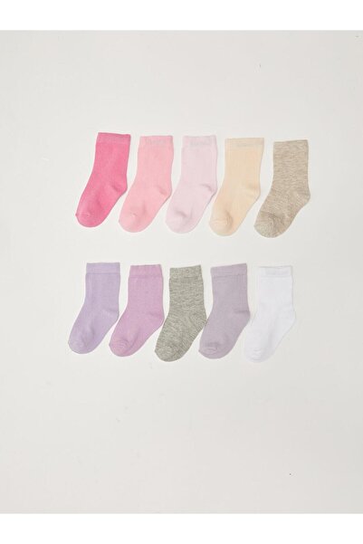 LC Waikiki Basic Baby Girl Socks 10 Pcs (W1)