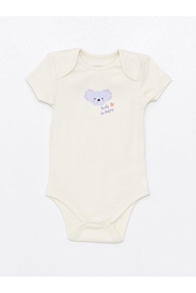 LC Waikiki Σετ εξιτηρίου από το νοσοκομείο για κοριτσάκι με στάμπα Crew Neck 3 τεμαχίων (S4)