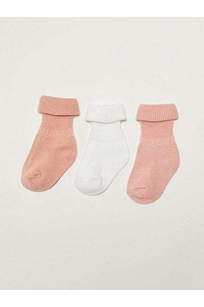 LC Waikiki Basic Baby Girl Socks 3-Piece (W1)