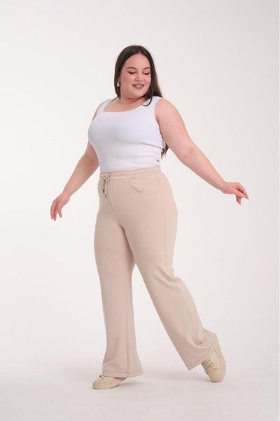 SERRAXXL Palazzo (Oysho) Fabric Large Size Pants