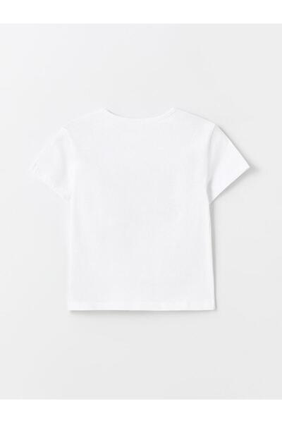 LC Waikiki Crew Neck Short Sleeve Printed Baby Girl T-Shirt and Leggings 2-Piece Set (S4)