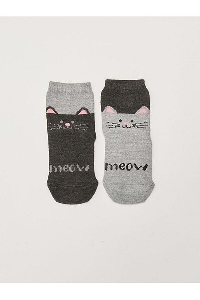 LC Waikiki Patterned Girl's Sock Socks (W1)