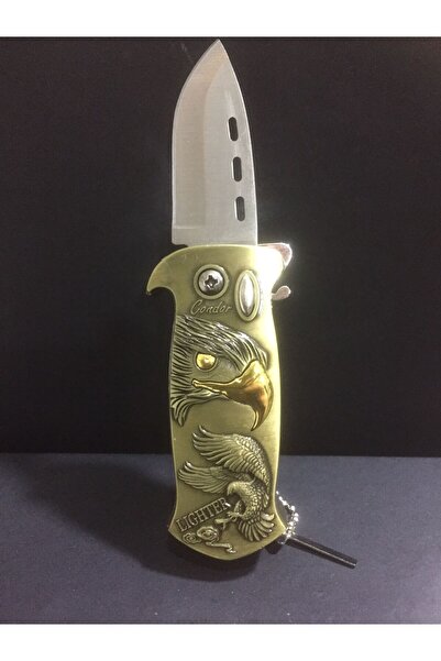 enyatakı Bıçaklı Izgaralı Pürmüzlü Metal Tarz Çakmak