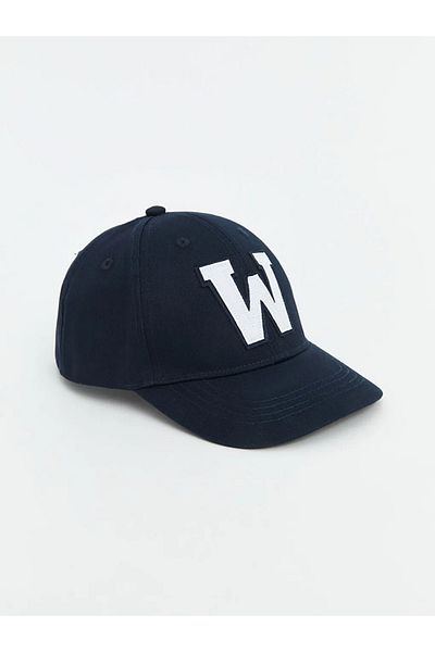 LC Waikiki ACCESORII LCW Şapcă pentru băiat cu broderie cu text Indigo