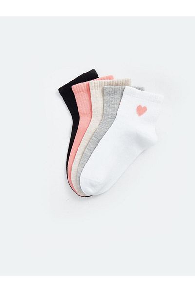 LC Waikiki Patterned Girl's Socks 5-Piece (W4)