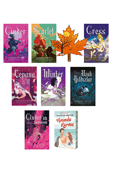Artemis Yayınları marissa meyer -tüm kitapları- cinder - scarlet - cress - levana -winter -uzak yıldızlar-kitap ayracı