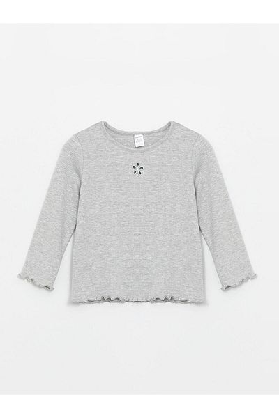 LC Waikiki Crew Neck Long Sleeve Baby Girl T-Shirt (S4)