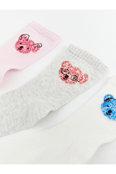 LC Waikiki Lcw шарени чорапи за момиче от 5 части