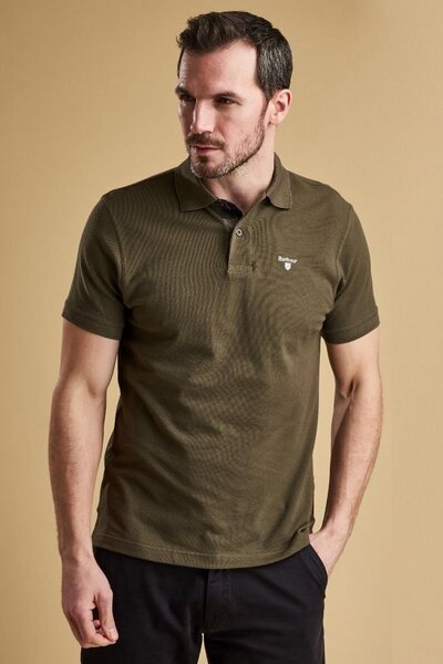 Barbour Tartan Pique Polo Yaka Ol51 Olive