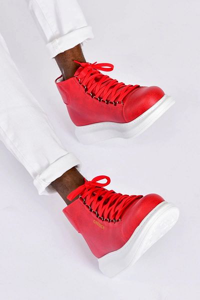 TREND Ch258 Cbt Roma Men's Boots Red