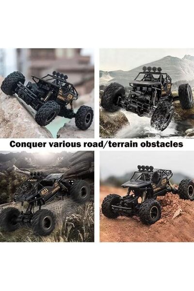 Yelajoy Remote Control Car,4WD Rock Crawlers 4x4 Driving ,Double Motors Drive, Model Off-Road Vehicle Toy