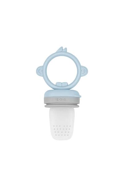 NW NessiWorld Silicone Puree Fruit Vegetable Pacifier Mineral Blue / Powder Gray