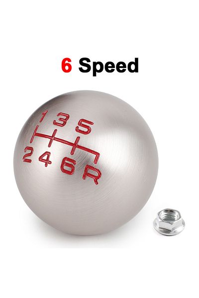 Choice 6speed champagne Aluminum 5/6 Speed JDM Ball Shape Shift Gear Knob M10*1.5 For Honda Fit Civic City