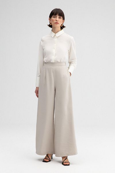 Touché Privé Kupra-Hose mit hoher Taille