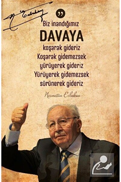 Dava Adamı Yayınları Necmeddin Erbakan Ajandası