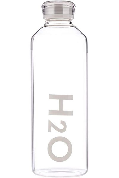 AKDC Orchid Boro Glass Bottle L(8XM) XW(8CM) XH(25CM) Clear