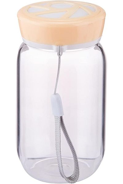 AKDC Glass Bottle L(6cm) xW(6cm) xH(12cm) Transparent