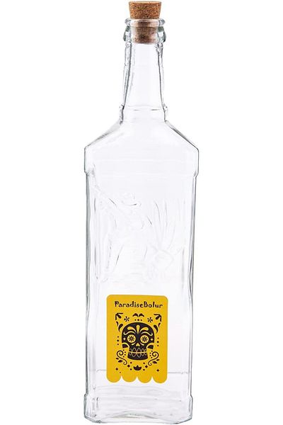 AKDC Glass Bottle L(6CM) XW(8CM) XH(32CM) Transparent