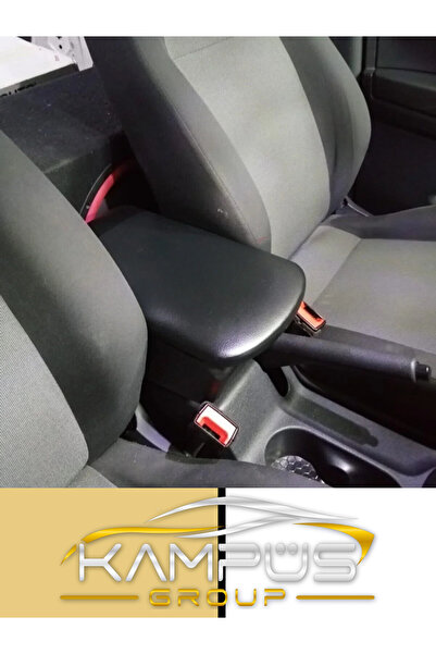 CARFACE Seat Leon Deri Kol Dayama Kolçak Siyah Özel Üretim Mdf