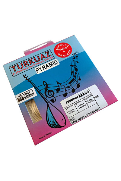 Turkuaz TD332 Ters Akort Pyramid Bağlama Teli Takım