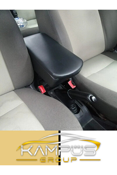 CARFACE Fiat Linea Deri Kol Dayama Kolçak Siyah Özel Üretim Mdf