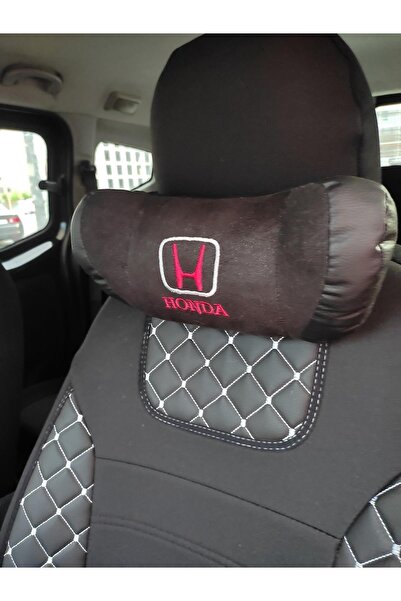 SS Oto HONDA LOGOLU LÜX OTO BOYUN YASTIĞI (2 ADET) SİYAH