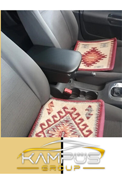 CARFACE Vw Golf 5 Deri Kol Dayama Kolçak Siyah Özel Üretim Mdf