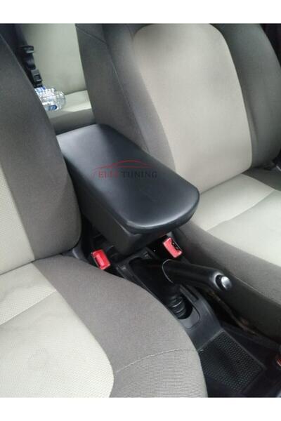 ElitTuning Fiat Linea Deri Kol Dayama Kolçak Siyah Özel Üretim Mdf