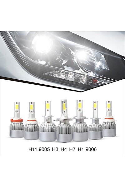 Şimşek Etkili C6 Uyumlu  Led Xenon Zenon H3
