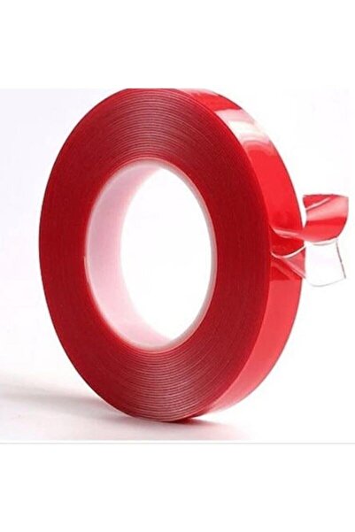 Leader Çift Taraflı Bant Silikonlu Şeffaf 10mmx5mt