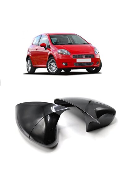 CARDANADAM Fiat Grande Punto Yarasa Ayna Kapağı Parlak Siyah Yapıştırmalı Kol...