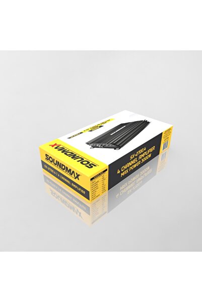 Soundmax Sx-3000 4 Kanal Oto Profesyonel Amfi 4x70rms 4000watt