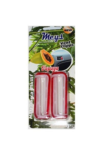 Genel Markalar Oto Petek Kalorifer Kokusu - 2paket (8adet) Kırmızı Papaya