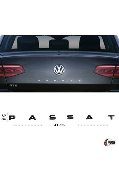 Space Volkswagen Passat Trunk Emblem Passat New Generation Lettering Silver