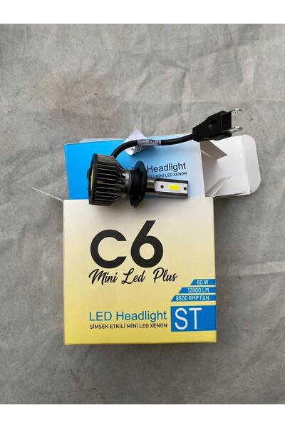 OEM H7 Led Xenon Şimşek Etkili C6 Mini Led Plus
