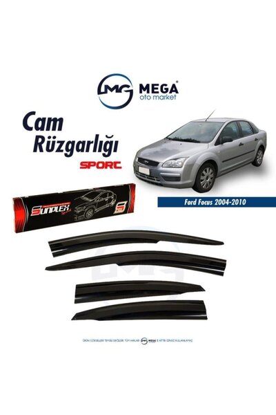 SUNPLEX Ford Focus 2 2004-2010 Sedan Hb Cam Rüzgarlık Mugen Ti?p