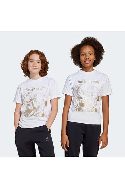adidas Tricou Alb Copii J Sw Mndo Gfx T Jf3637