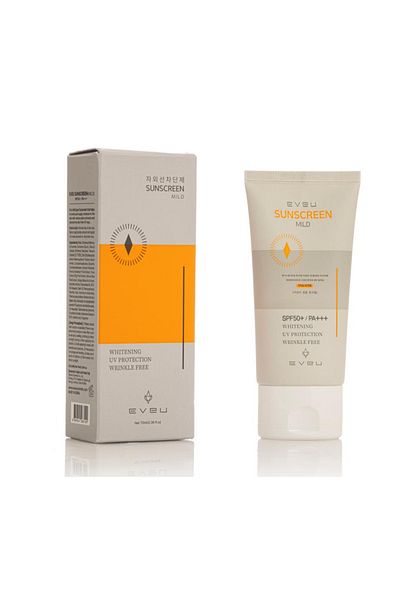 EVEU Evion Korean Sunscreen 70ml with Light Essence - UVA & UVB Protection with SPF50+/PA+++