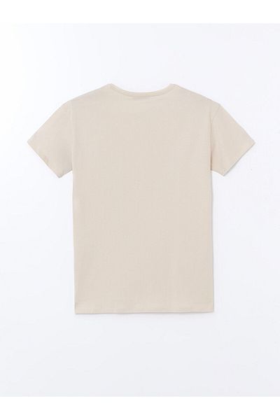 LC Waikiki Γυναικείο φλοράλ μπλουζάκι Crew Neck