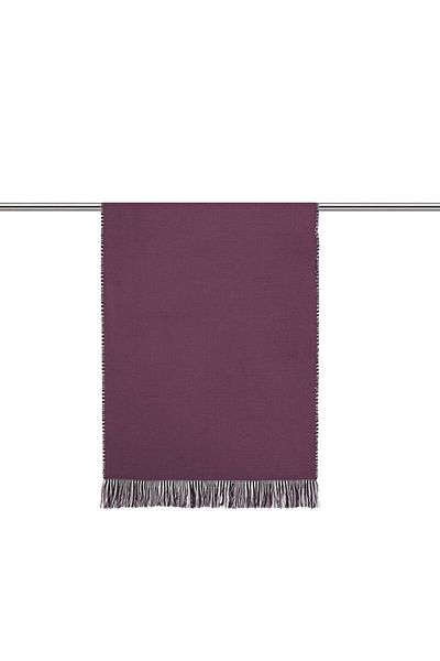 Bursa İpek Purple Reversible Winter Shawl